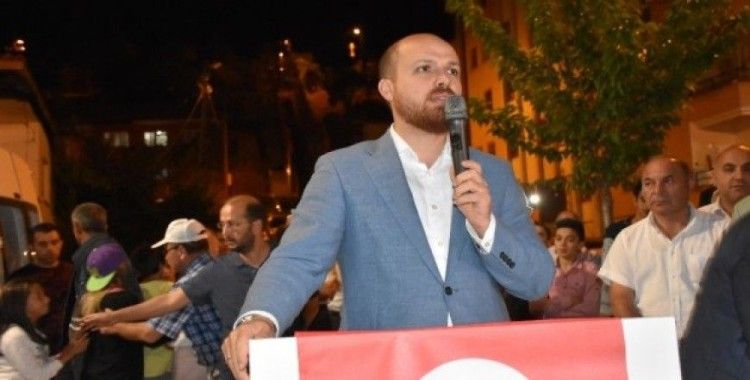 Cumhurbaşkanı Erdoğan'ın oğlu demokrasi nöbetinde