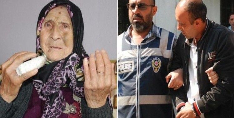 89 yaşındaki kadını gasbeden zanlı tutuklandı