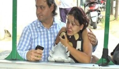 Eşi İsrafil Köse'yi böyle uğurladı