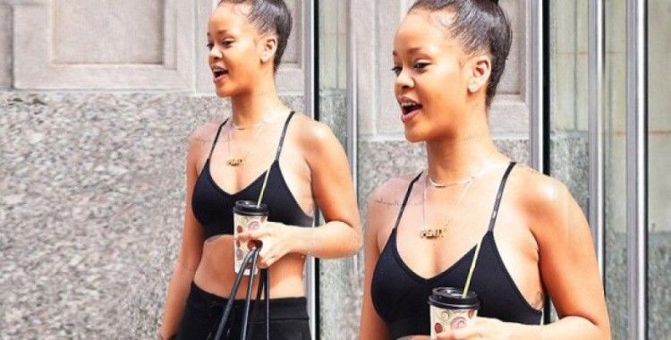 Rihanna makyajsız görüntülendi