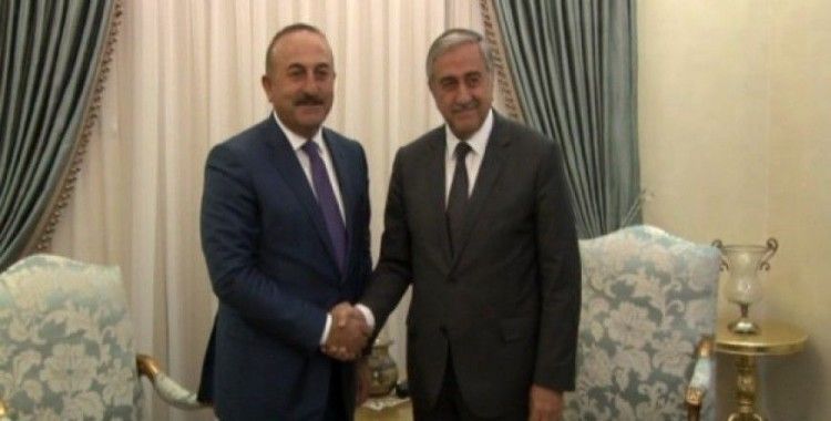 Cumhurbaşkanı Akıncı Bakan Çavuşoğlu'nu kabul etti