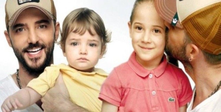 Gökhan Özen kızları ile kamera karşısına geçti