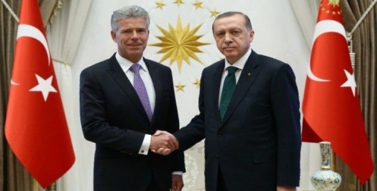 Cumhurbaşkanı  Erdoğan'ın büyükelçileri kabul etti