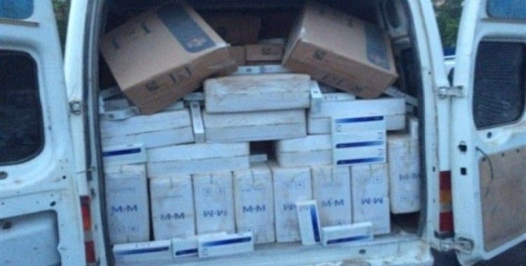 Siirt'te 33 bin paket kaçak sigara ele geçirildi