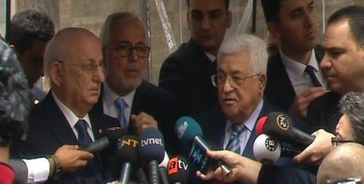 Kahraman, Filistin Devlet Başkanı Abbas ile görüştü