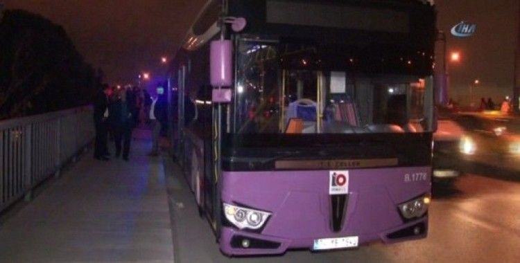 İstanbul’da yolcu otobüsüne molotoflu saldırı