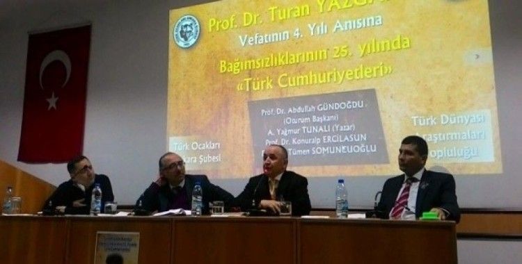 Türk Dünyası Araştırmaları Vakfı Başkanı Turan Yazgan anıldı