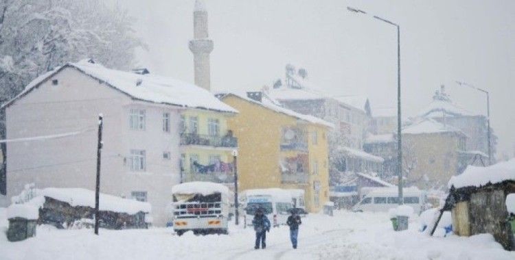 Tunceli'de kar çilesi başladı