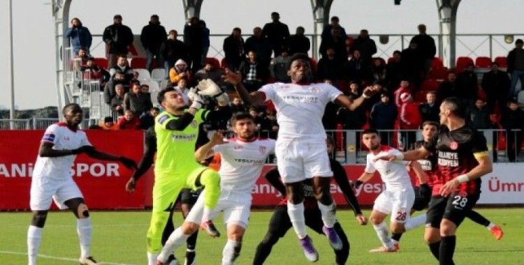 Ümraniyespor Samsunspor'u tek golle geçti