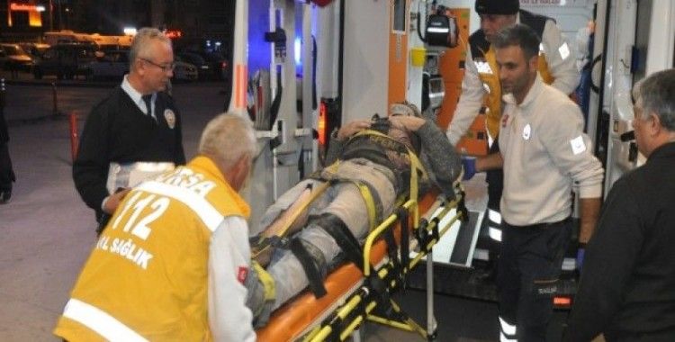 Bursa'da asansörün halatı koptu, 2 yaralı