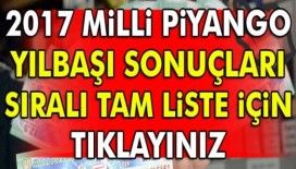 2017 yılbaşı piyangosu çekildi