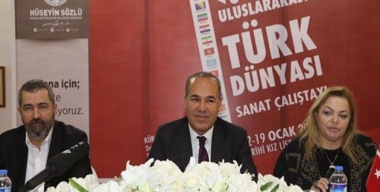Adana'da 1. Uluslararası Türk Dünyası Sanat Çalıştayı başladı