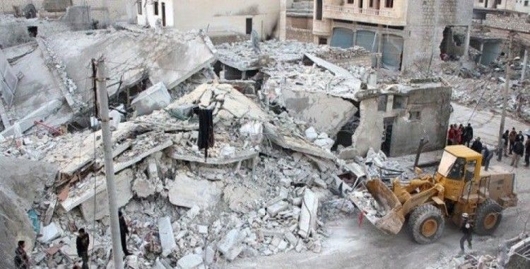 Suriye rejimi sivil yerleşim yerlerini bombaladı