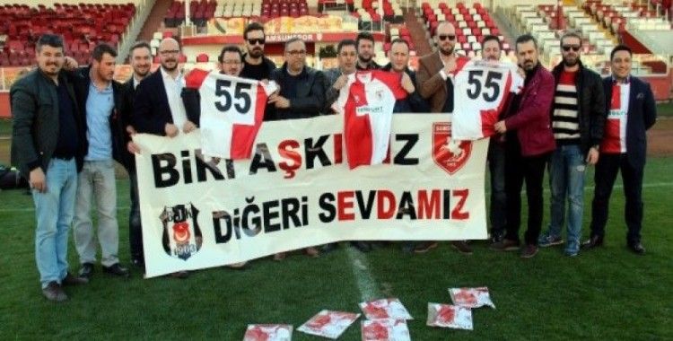 Beşiktaşlı taraftarlardan Samsunspor’a forma desteği 