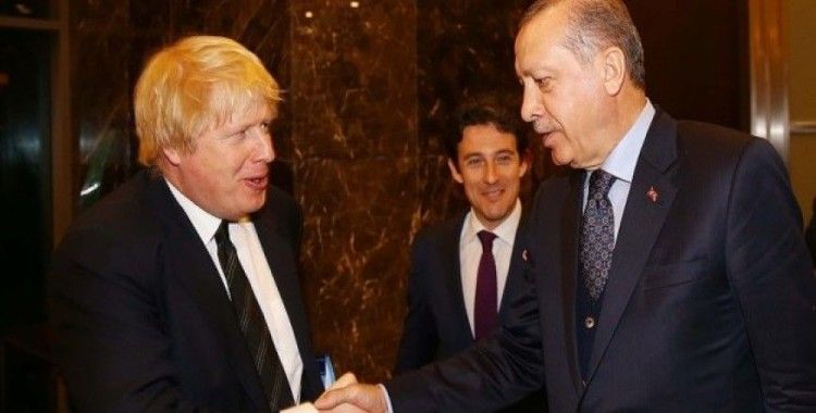Cumhurbaşkanı Erdoğan, İngiltere Dışişleri Bakanı Johnson'u kabul etti