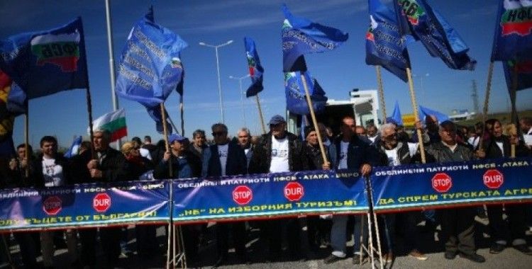 Bulgar milliyetçiler yine Türkiye sınırında eylem yapıyor