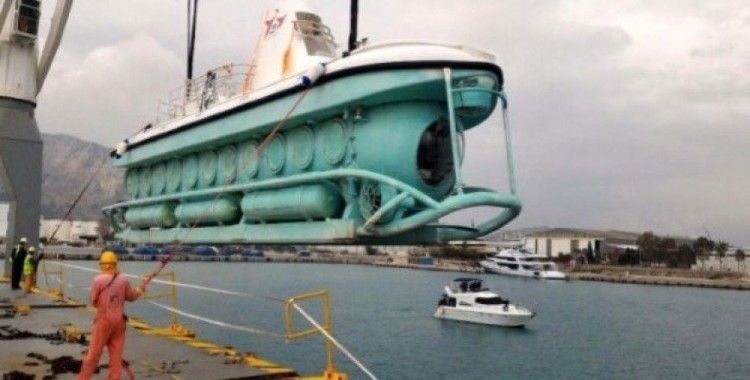 Türkiye'nin ilk sivil denizaltısı ilk seferine çıktı