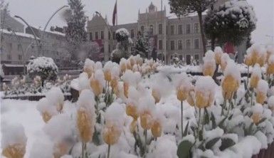 Bolu Dağı'nda ve Eskişehir'de yoğun kar yağışı
