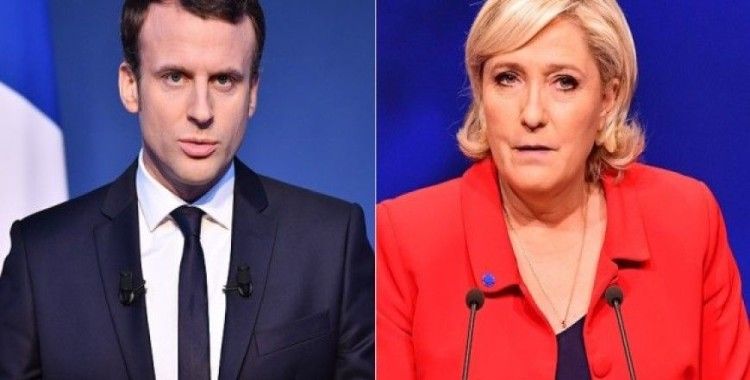 Fransa cumhurbaşkanlığı seçiminde Macron ve Le Pen ikinci turda