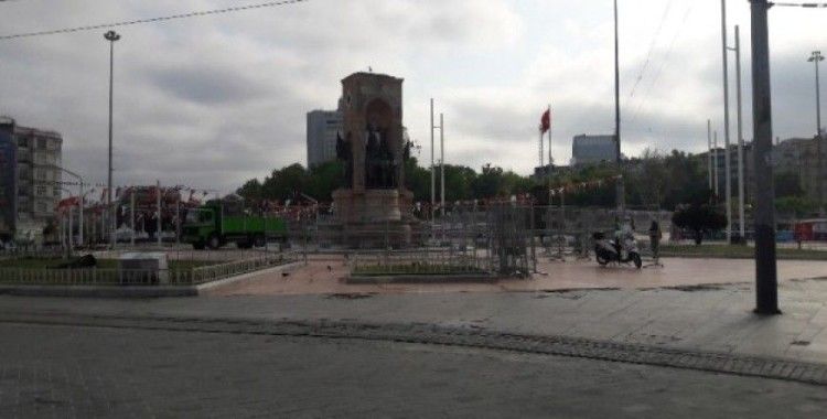 1 Mayıs için Taksim'e izin çıkmadı