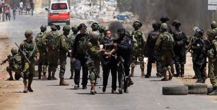 Filistinli tutuklulara destek gösterisine İsrail'den müdahale