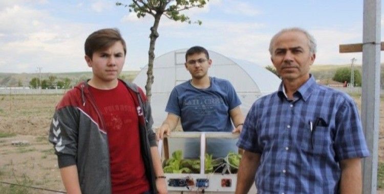 ​Öğrencilerden otomasyonlu sera