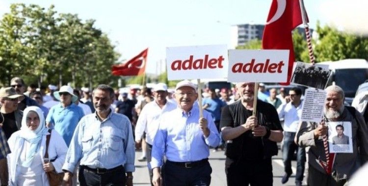 CHP'nin 'Adalet Yürüyüşü'nün 6. günü başladı