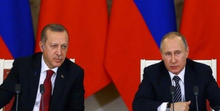 Erdoğan, Putin ile TürkAkım'ı görüştü