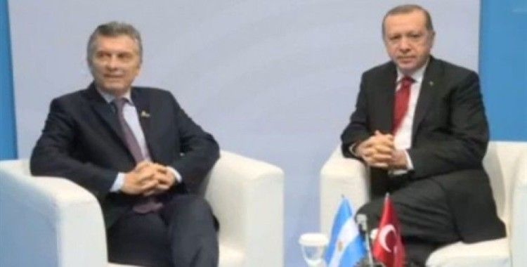 Erdoğan, Macri'yi kabul etti
