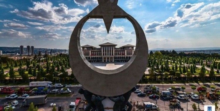 Beştepe'deki '15 Temmuz Şehitler Anıtı' açılışa hazır