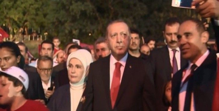 Erdoğan 15 Temmuz Şehitler Köprüsü’nde