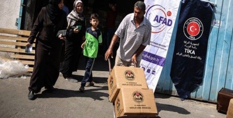 Türkiye'nin 'Şefkat' eli Gazze'ye ulaştı