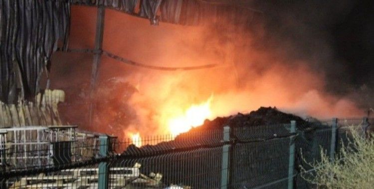 Katı yakıt üretim tesisinde bir ayda iki yangın 