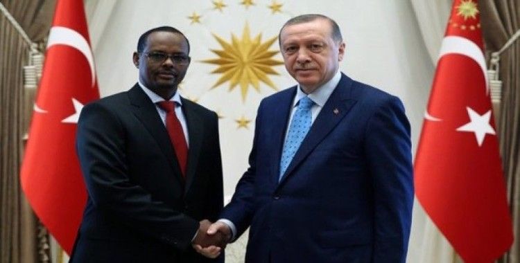 Somali Büyükelçisinin güven mektubunu aldı
