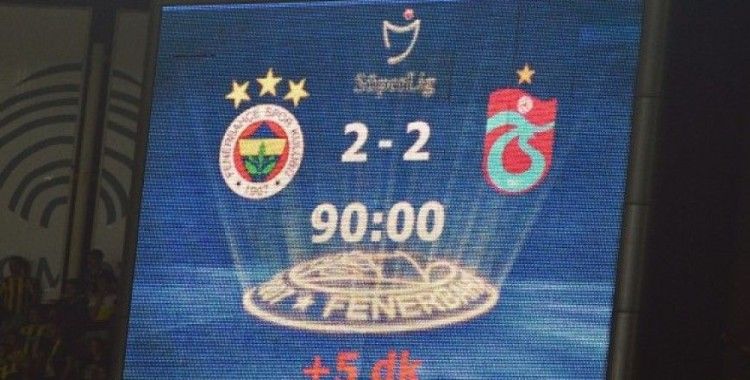 Kadıköy’de gol düellosunda kazanan yok