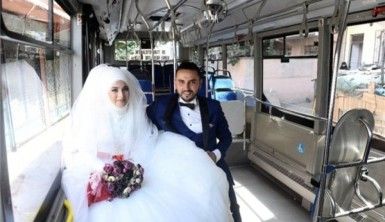 Böyle olur otobüs şoförünün düğünü