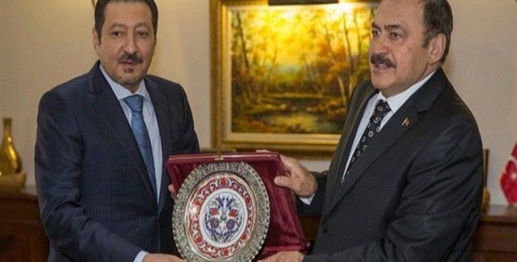 Eroğlu Arabistan'ın Ankara Büyükelçisi ile görüştü
