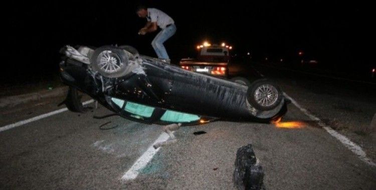 İtalyan turistler kaza yaptı: 2 yaralı 