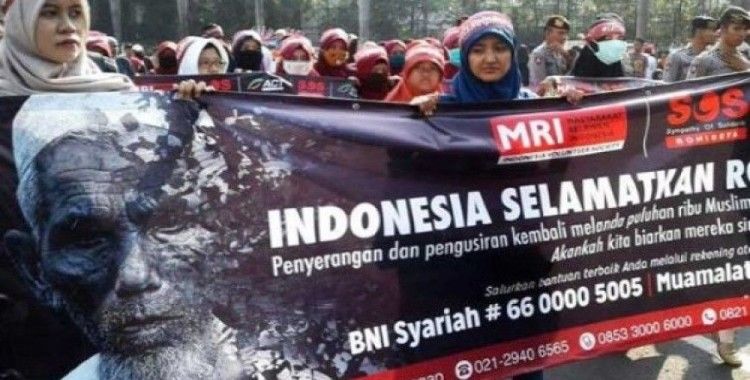Endonezya'da Arakan protestosu