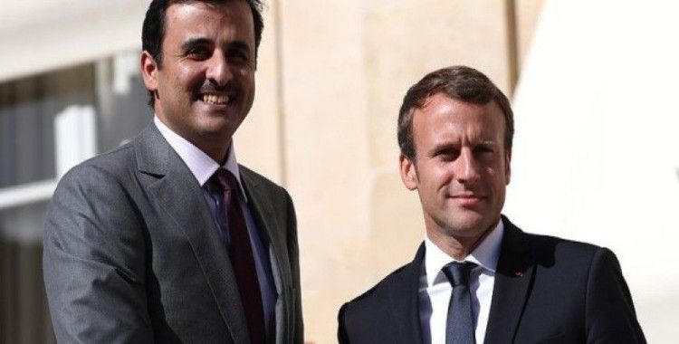 Macron'dan, Katar'a ambargonun kaldırılması talebi