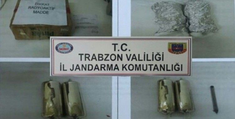  Trabzon'da kimyasal silahlarda kullanılan 600 gram sezyum maddesi yakalandı