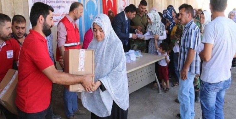Türk Kızılayından Türkmenlere insani yardım