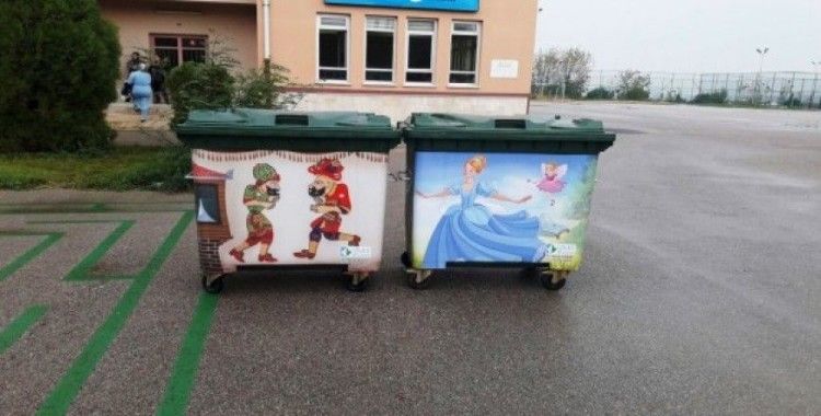 İzmit Belediyesi'nden okullara çevreci konteyner