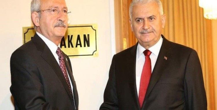 Başbakan Yıldırım Kemal Kılıçdaroğlu'yla görüştü