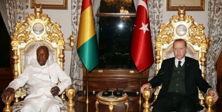 Erdoğan, Gine Cumhurbaşkanı Conde ile görüştü