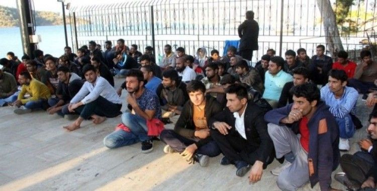 71 kaçak göçmen son anda kurtarıldı 