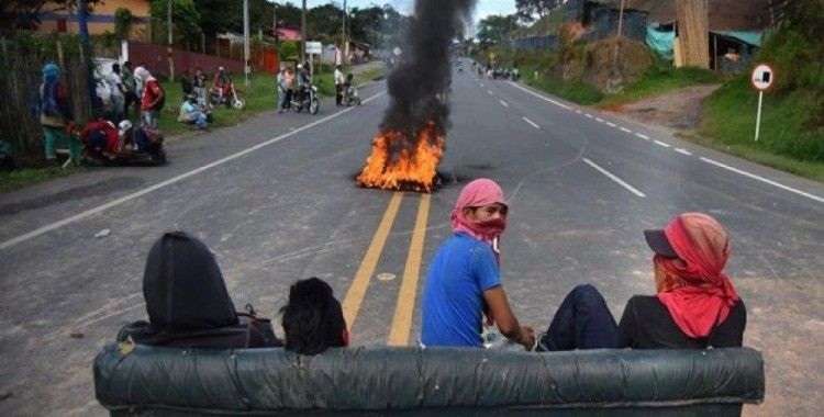 Kolombiya'daki yerlilerin protestolarında yaralı sayısı artıyor