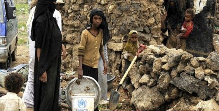 Yemen'deki mültecilere yardım malzemeleri ulaştırılamıyor