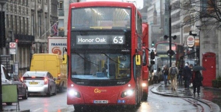 Londra'da otobüslere kahveli biyoyakıt