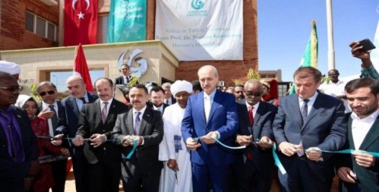 Kurtulmuş Sudan'da Türk Kültür Merkezi'nin açılışını yaptı